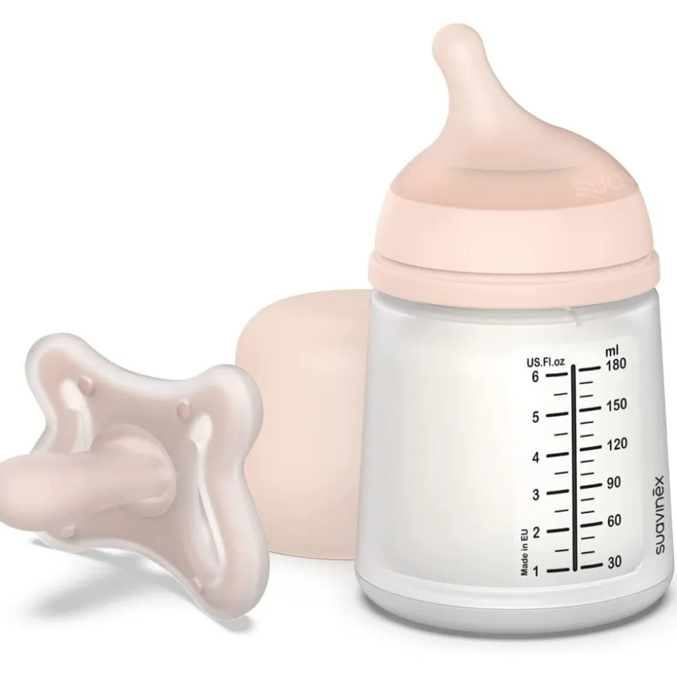 Pack naissance biberons anti colique zerø.zerø et boîte doseuse bleu