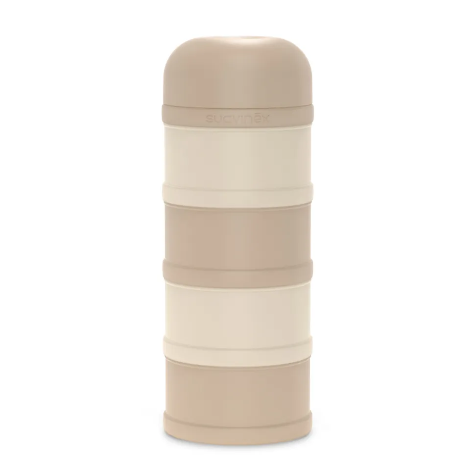 Pack naissance biberons anti colique zerø.zerø et boîte doseuse beige