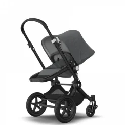 Pack poussette duo caméléon3 plus complète noir gris chiné