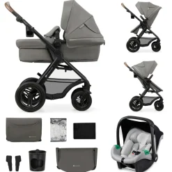 Pack poussette moov2 air 3 en 1 light grey