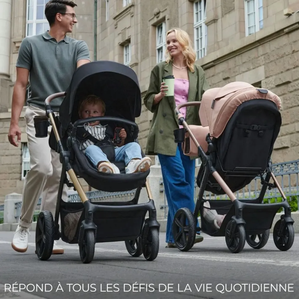 Pack poussette moov 2 3 en 1 grey eva wheels