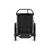 Pack remorque vélo chariot cross 2 places dark slate + kit jogging