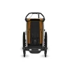 Pack remorque vélo chariot sport 1 place natural gold + kit jogging