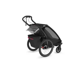 Pack remorque vélo chariot sport 1 black + assise pour nouveau-né infant sling + kit jogging