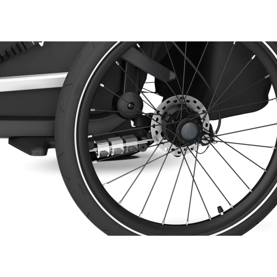 Pack remorque vélo chariot sport 1 black + assise pour nouveau-né infant sling + kit jogging