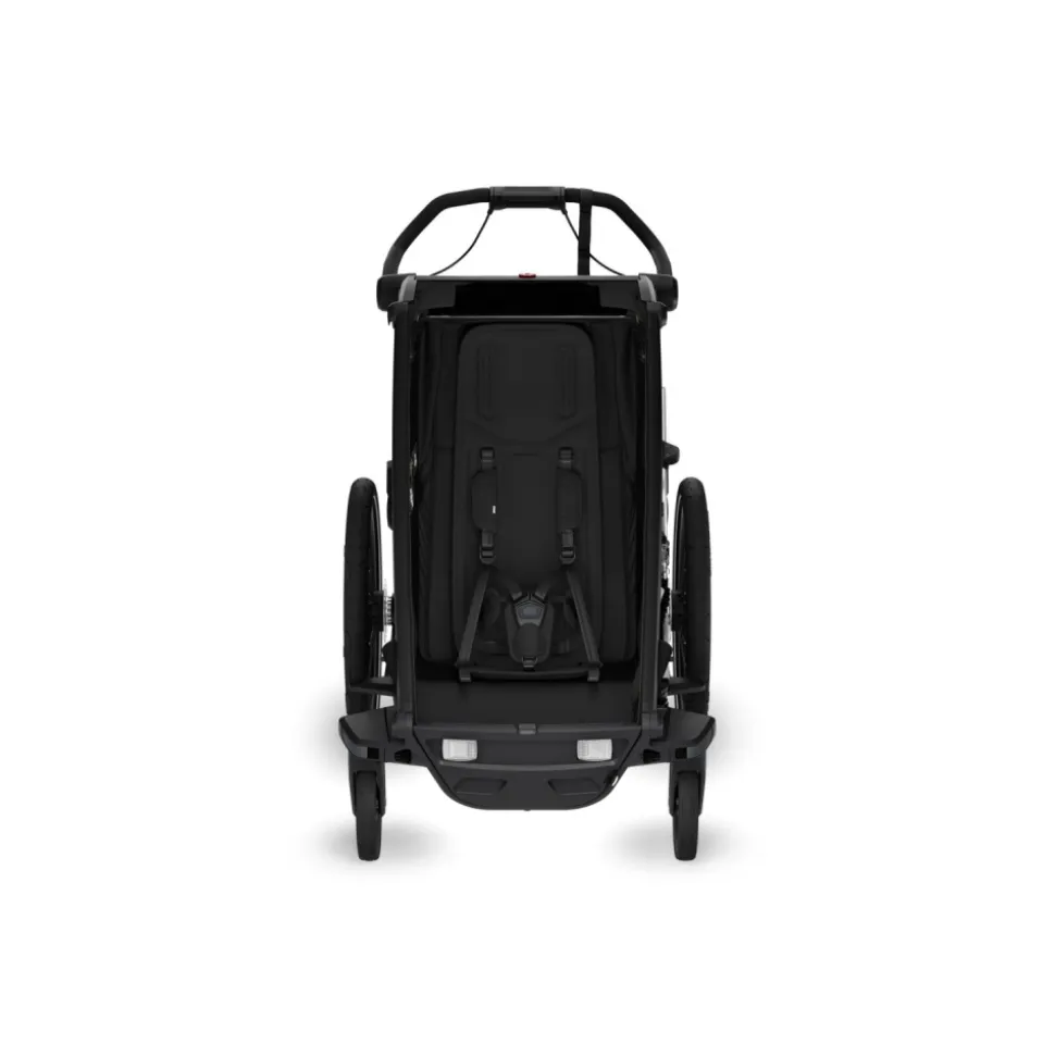Pack remorque vélo chariot sport 1 black + assise pour nouveau-né infant sling + kit jogging
