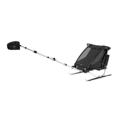 Pack remorque vélo chariot sport 2 black + assise pour nouveau-né infant sling