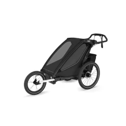 Pack remorque vélo chariot sport 1 place black + kit jogging
