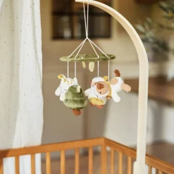 Pack support mobile bébé bois + mobile d’éveil bébé pretty picnic