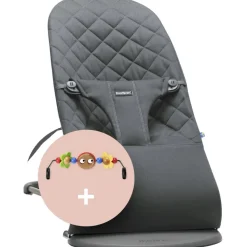 Pack transat bliss coton anthracite + arche de jeux yeux espiègles
