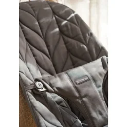 Pack transat bliss tissé matelassage pétale anthracite avec arche de jeux yeux espiègles