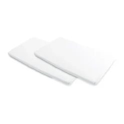 Paire de draps pour lit merlin - blanc