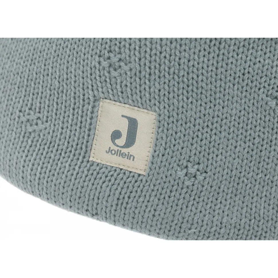 Panier de rangement cosy knit sea green