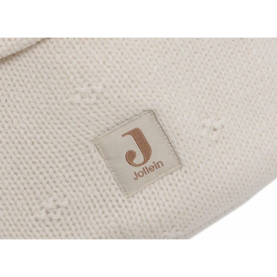 Panier de rangement cosy knit ivoire