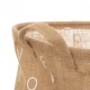 Panier de rangement h50 cm alphabet jute