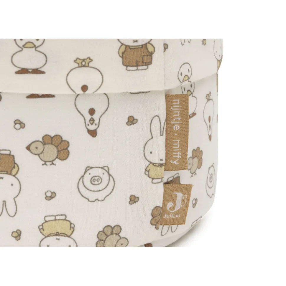 Panier de rangement miffy family farm