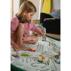 Panier de rangement + tapis de jeu - soo roadmap