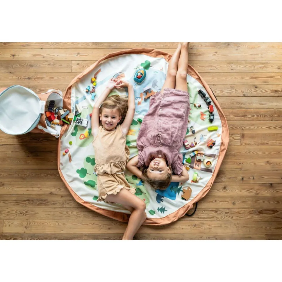Panier de rangement + tapis de jeu - soo zoo