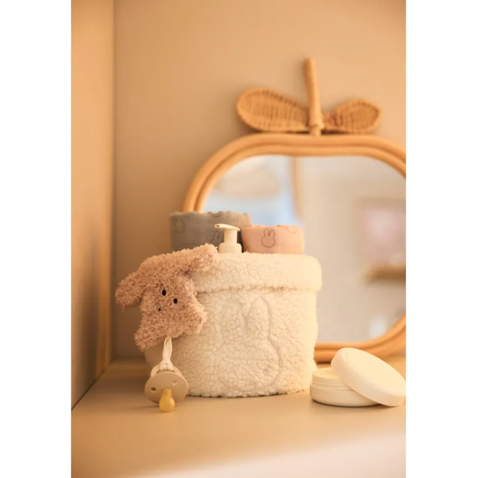 Panier de rangement teddy miffy oatmeal