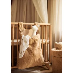 Panier de rangement 35 x 30 cm miffy jacquard teddy biscuit