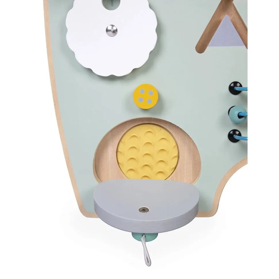 Panneau d'activités en bois busy board ourson pure