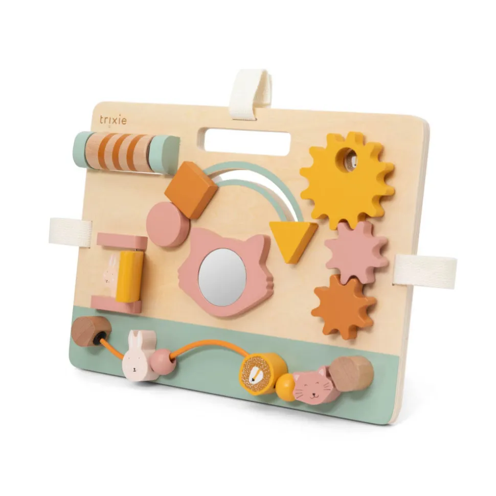 Panneau d’activités en bois - mrs. cat