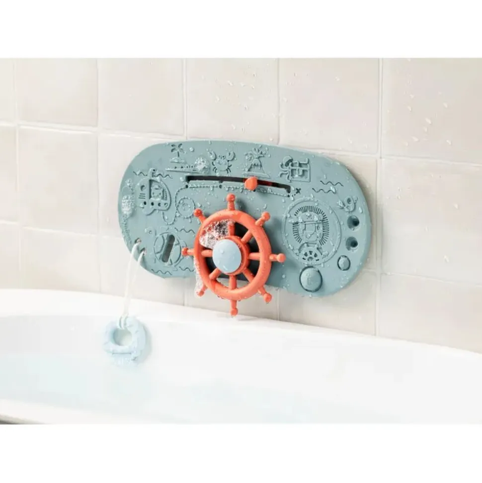 Panneau d'activités pour le bain bateau pirate