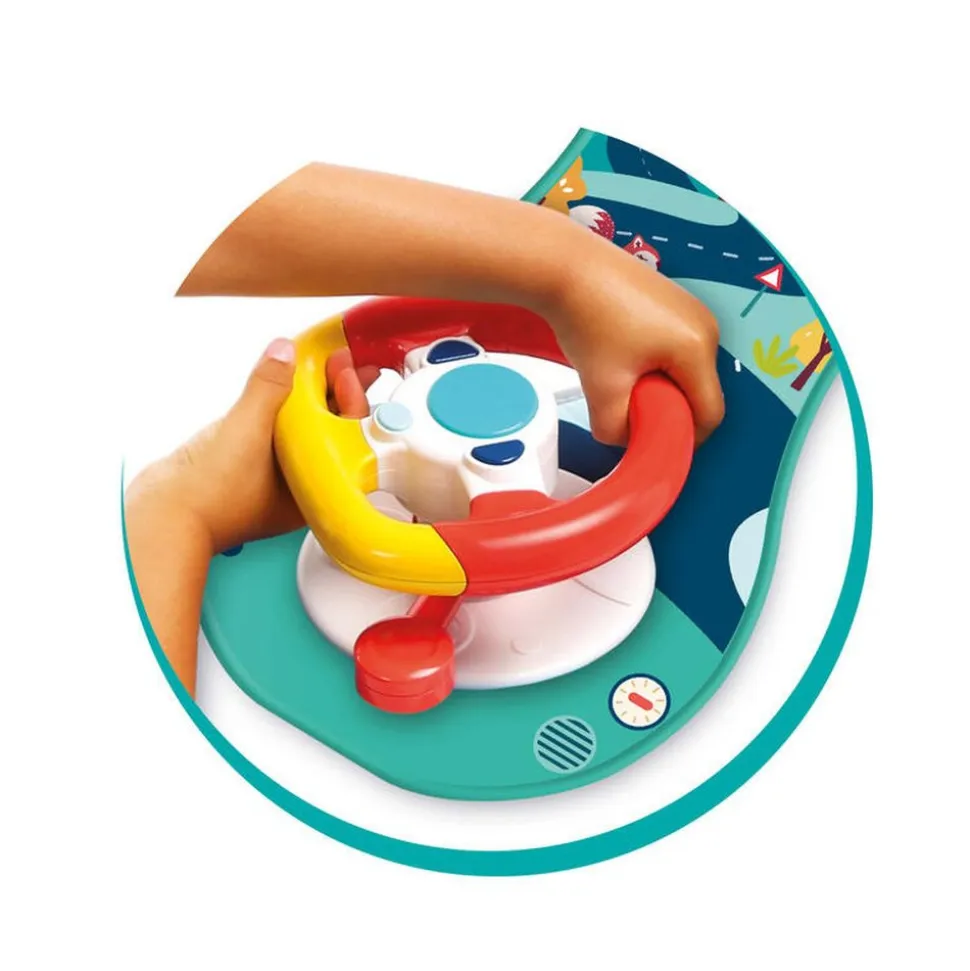 Panneau d'activités volant de voiture