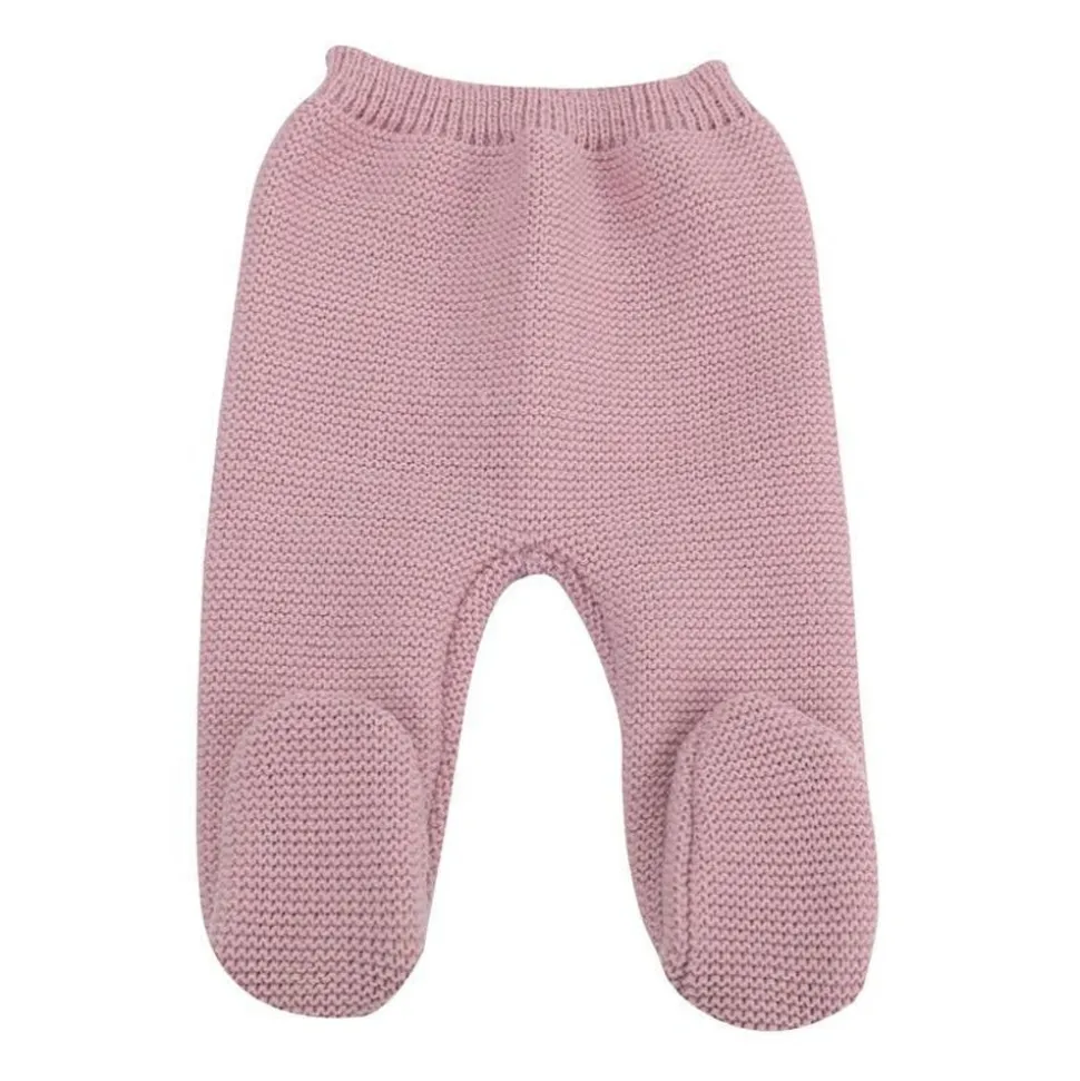 Pantalon maille 0/1 mois rose