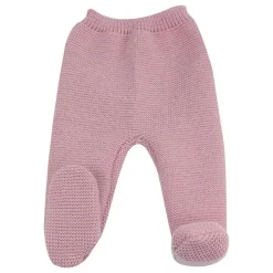 Pantalon maille 0/1 mois rose