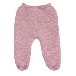 Pantalon maille 0/1 mois rose
