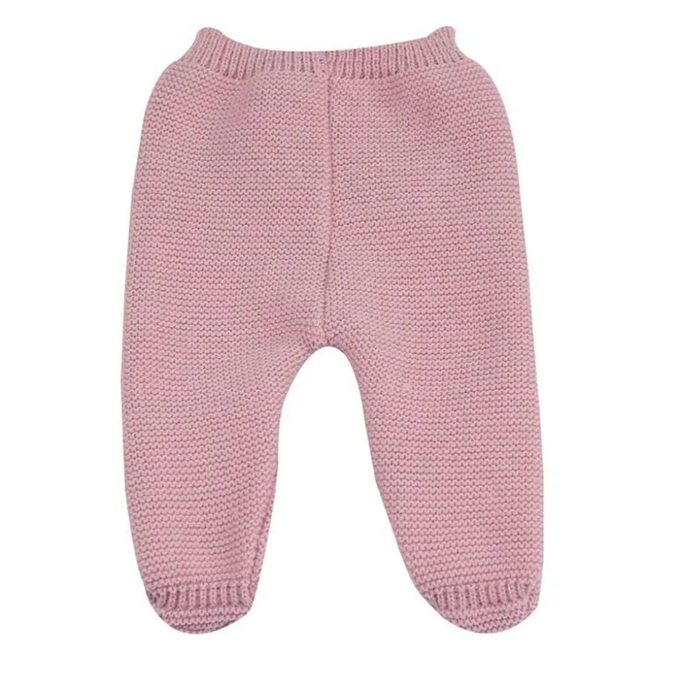 Pantalon maille 0/1 mois rose