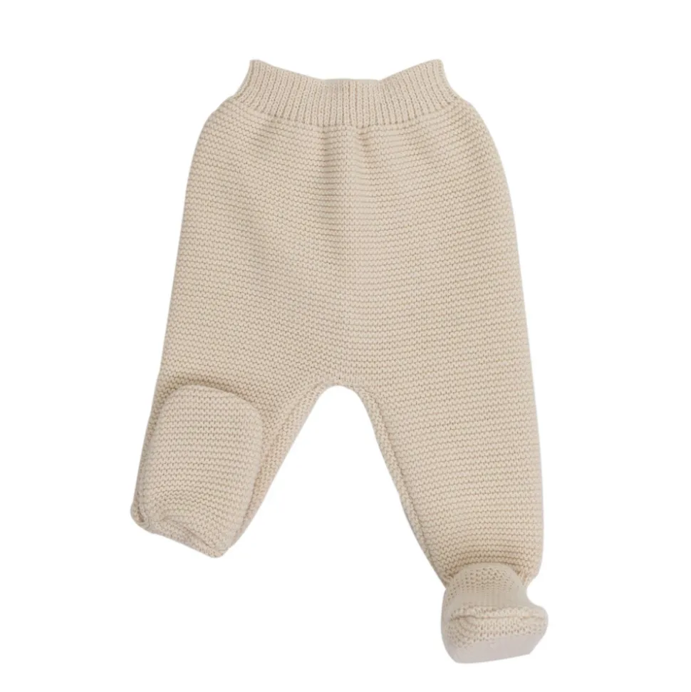 Pantalon maille 0/1 mois sable