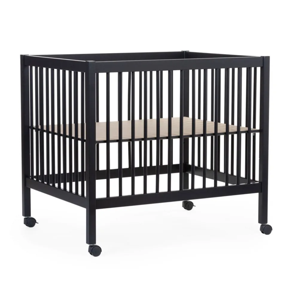 Parc bébé 97 hêtre noir - 75 x 95 cm
