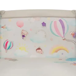 Parc bébé mille plus 100x100 cm pliable avec matelas grey beige