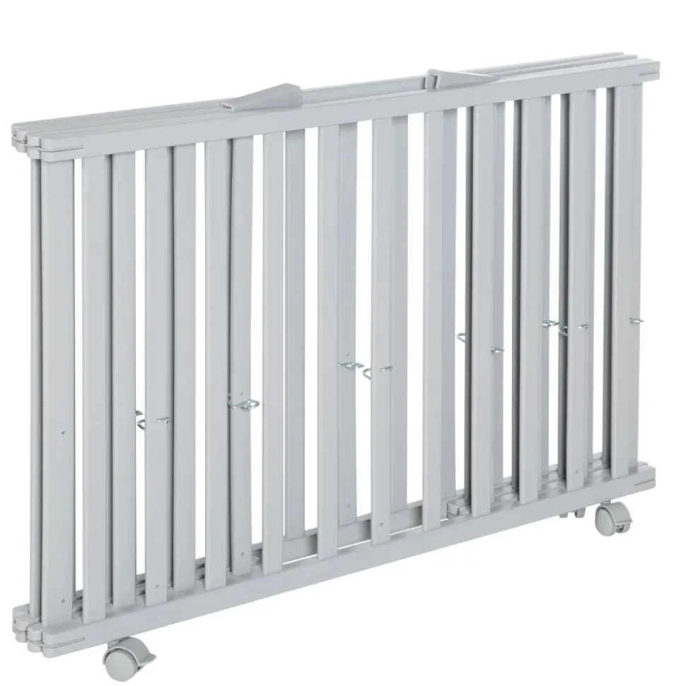 Parc bébé pliable 74 x 100 cm taupe