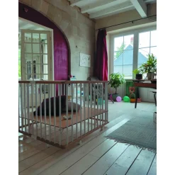Parc bébé pliant carré gaby avec plancher réglable hybride fuschia