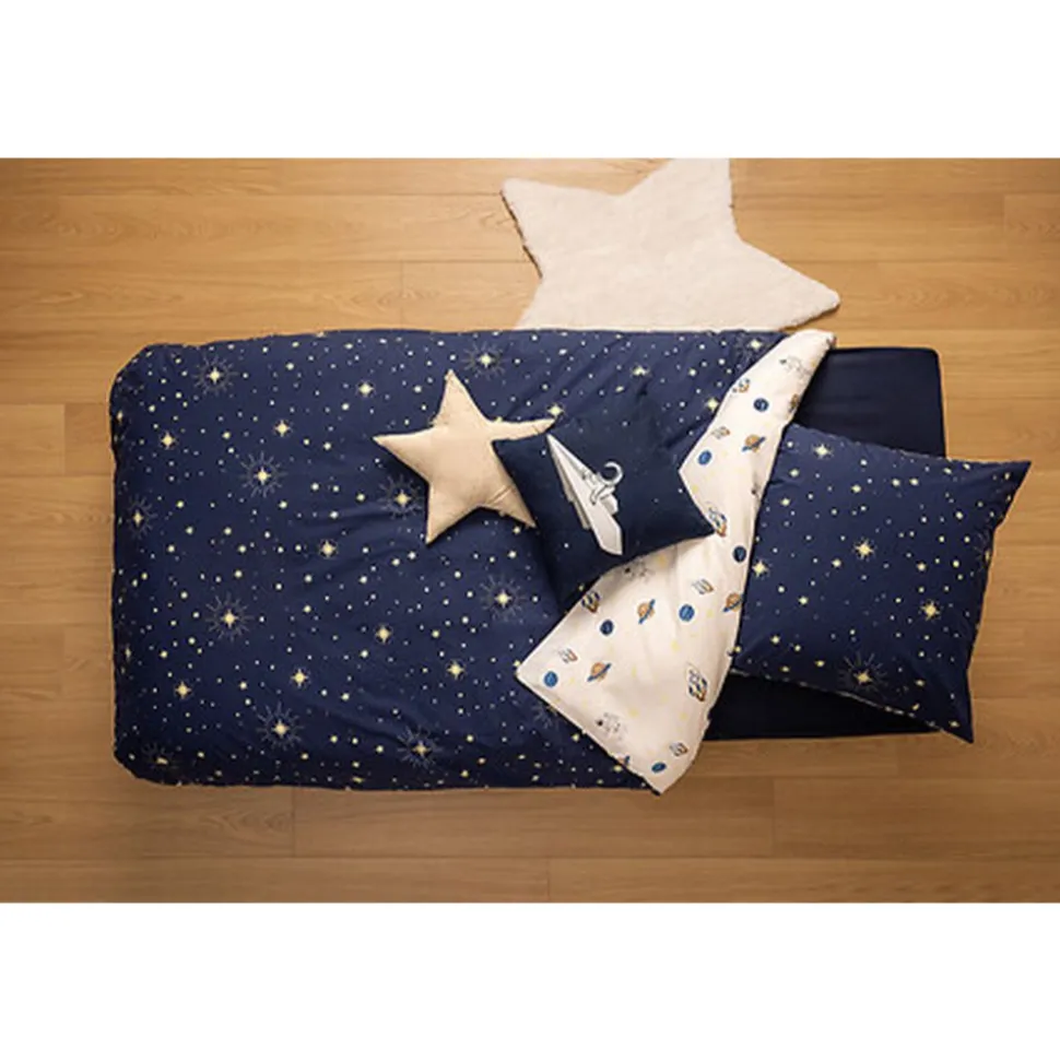 Parure de lit enfant espace 140x200 cm