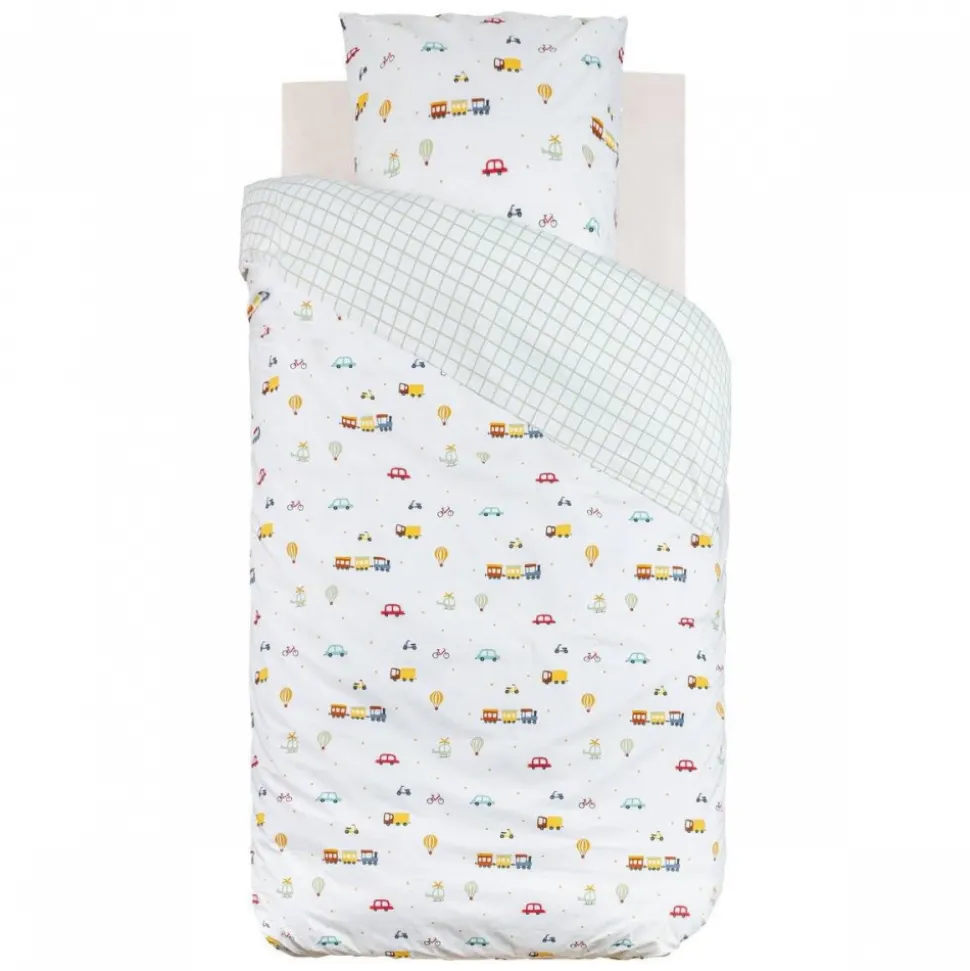 Parure de lit enfant 140x200 cm voiture