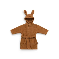 Peignoir enfant éponge 3-4 ans caramel
