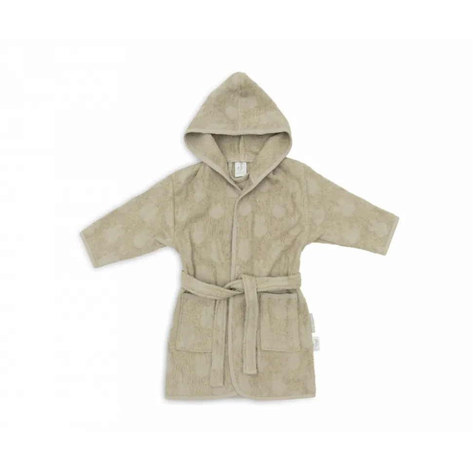 Peignoir enfant éponge 3-4 ans miffy jacquard olive