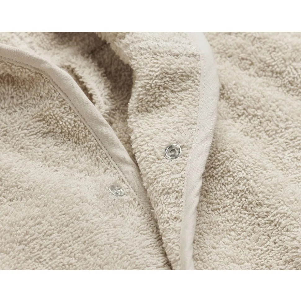 Peignoir enfant éponge 1-2 ans nougat