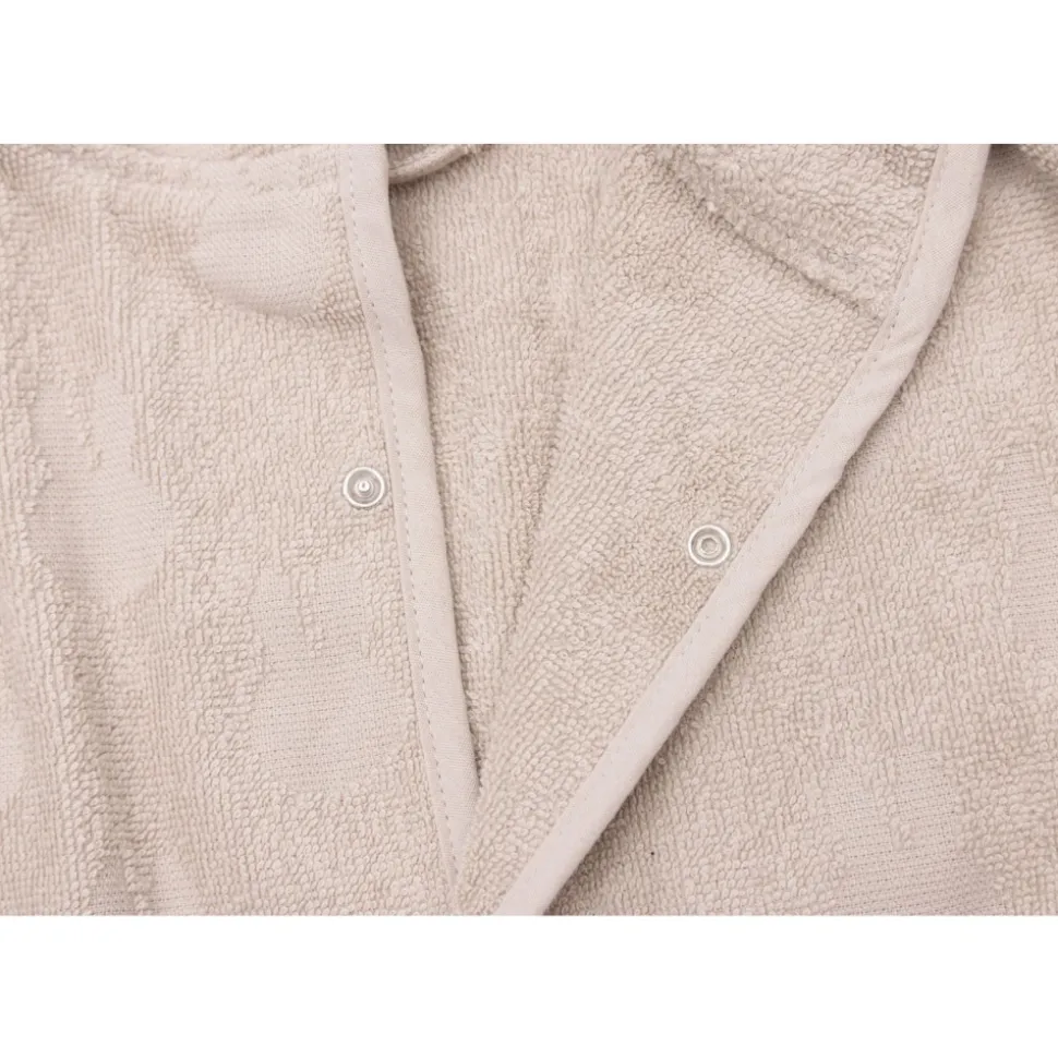 Peignoir éponge 1-2 ans miffy jacquard nougat
