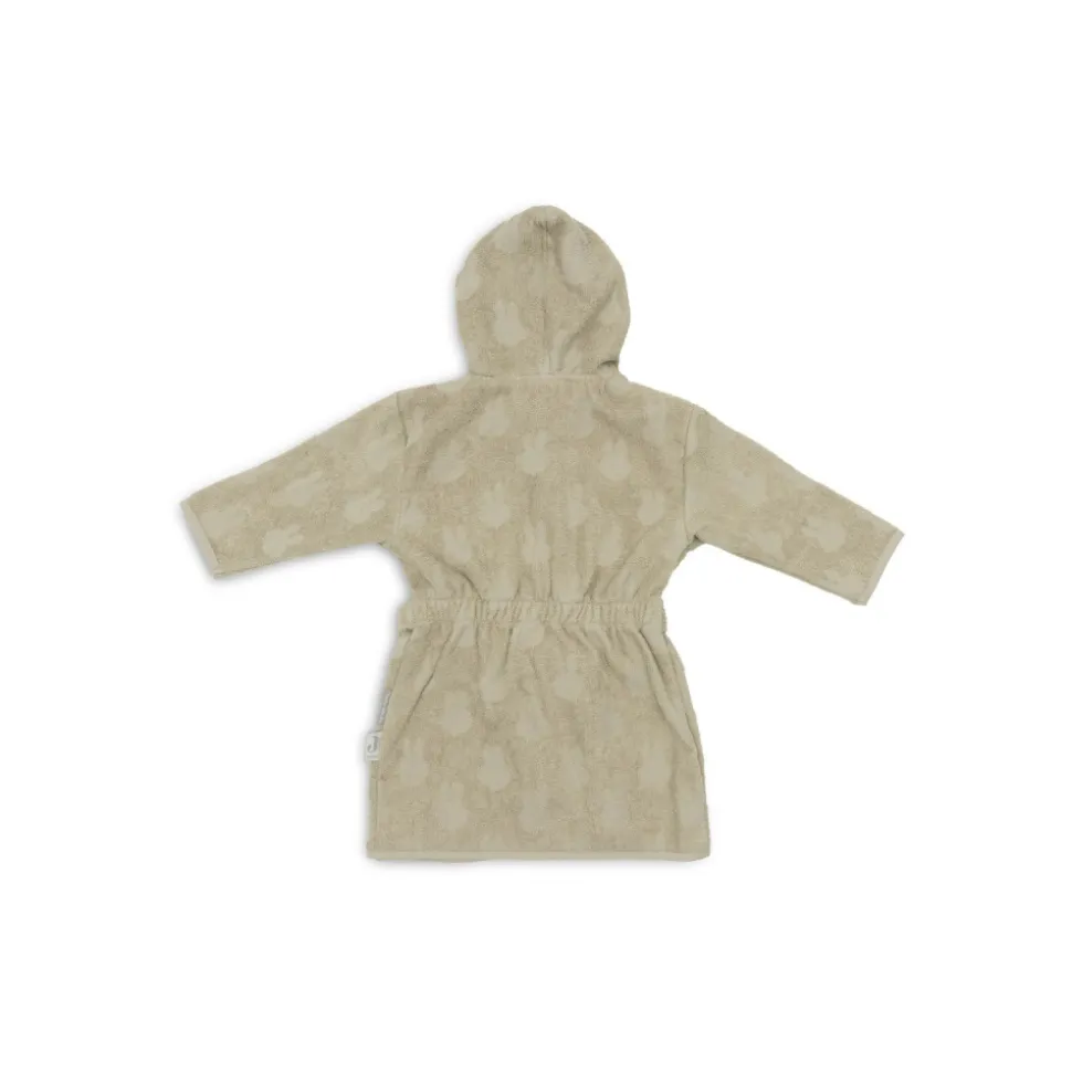 Peignoir éponge 1-2 ans miffy jacquard olive