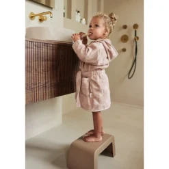 Peignoir éponge 1-2 ans miffy jacquard wild rose