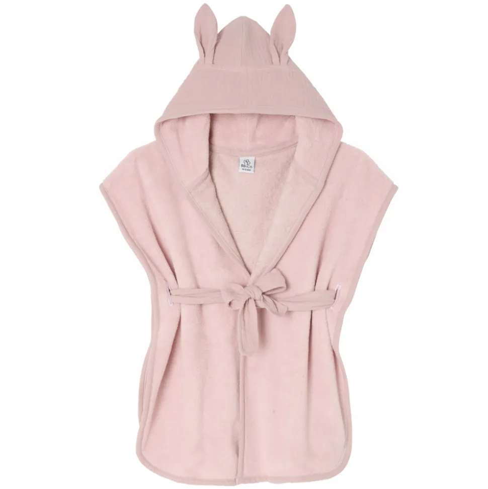 Peignoir éponge 2-4 ans pétale
