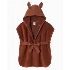Peignoir éponge 0-2 ans toffee