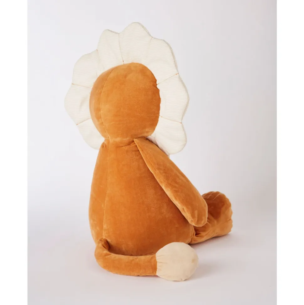 Peluche babou géante en veloudoux marron