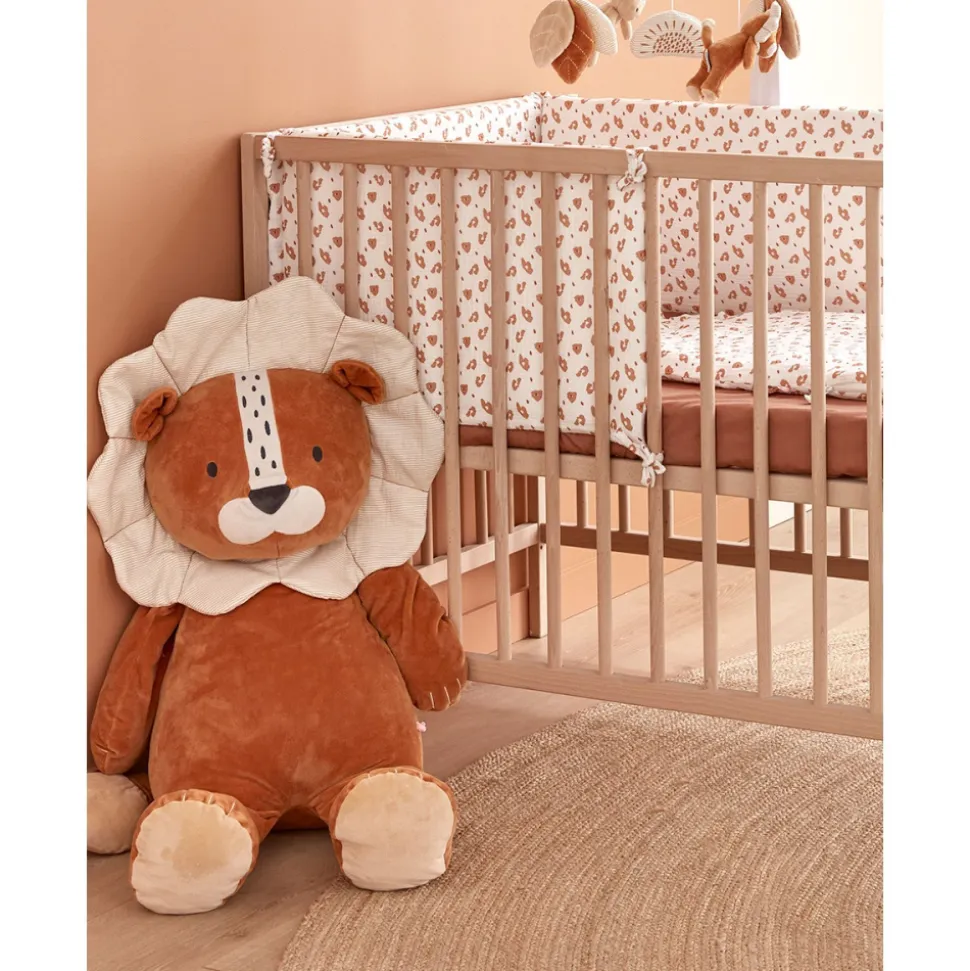 Peluche babou géante en veloudoux marron