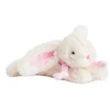 Peluche bébé lapin bonbon 20 cm rose